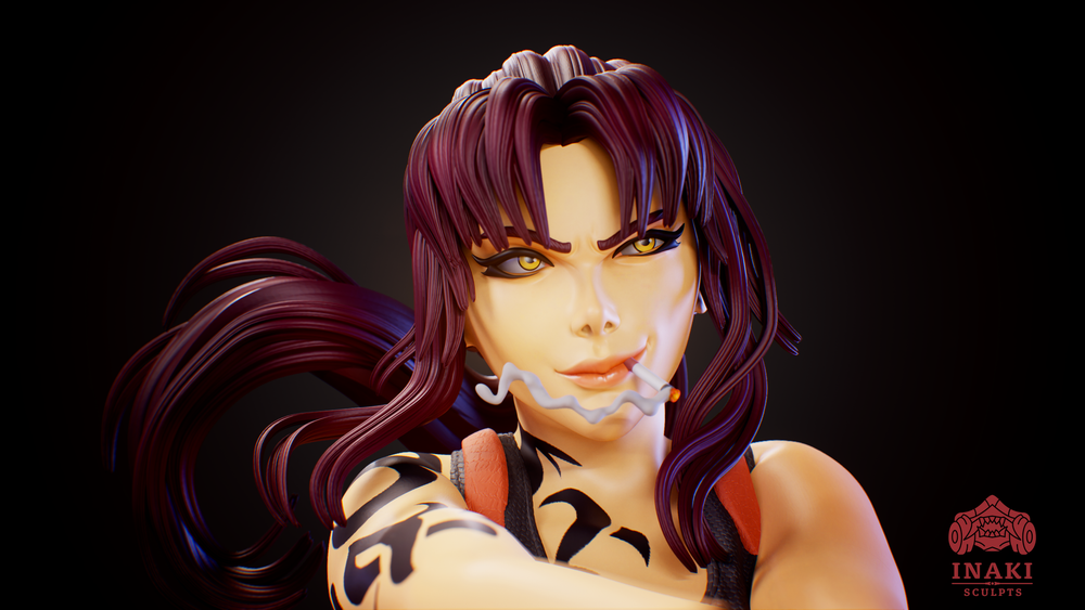 Фигурка Реви Пираты Чёрной лагуны Revy Black Lagoon Rebecca