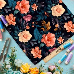 Ткань Ниагара Софт сказочный цветник