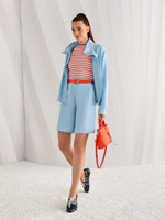 Куртка из хлопка и льна