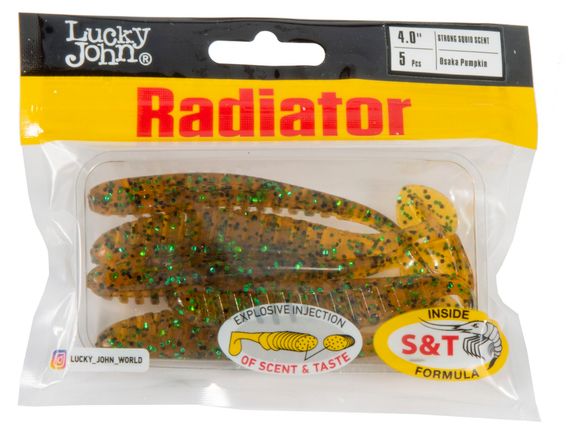 Виброхвосты съедобные LJ Pro Series RADIATOR 4.0"(10 см), цв. PA19, 5 шт.