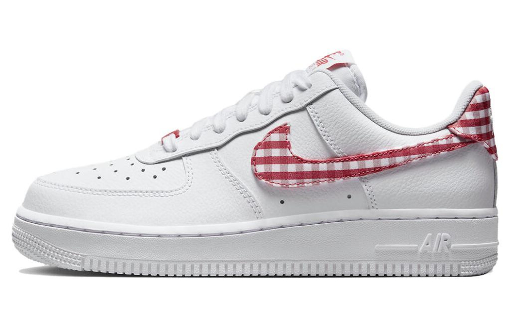 Кроссовки Nike Air Force 1 Low "Red Gingham" (Женская размерная сетка)