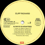 Cliff Richard / Always Guaranteed (LP)