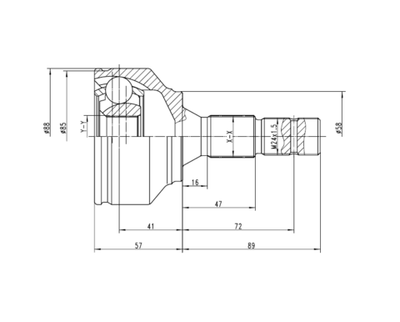 EWIGER - EW121150118-EWI - Joint Kit, drive shaft