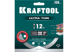 Ультратонкий алмазный диск Ultra-Thin 125x22.2x1.2 мм KRAFTOOL 36685-125