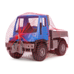 Самосвал бортовой "Мерседес Unimog U 500" 17.5см синий (Лена)