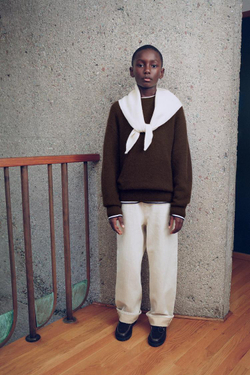 ZARA ДЖЕМПЕР ИЗ 100% КАШЕМИРА, КОРИЧНЕВЫЙ