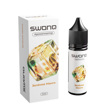 Купить Ароматизатор SWONQ Ice Cluster 15 мл - Зеленое Манго
