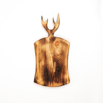 Доска разделочная из древесины сибирского кедра "Рожки". RD91