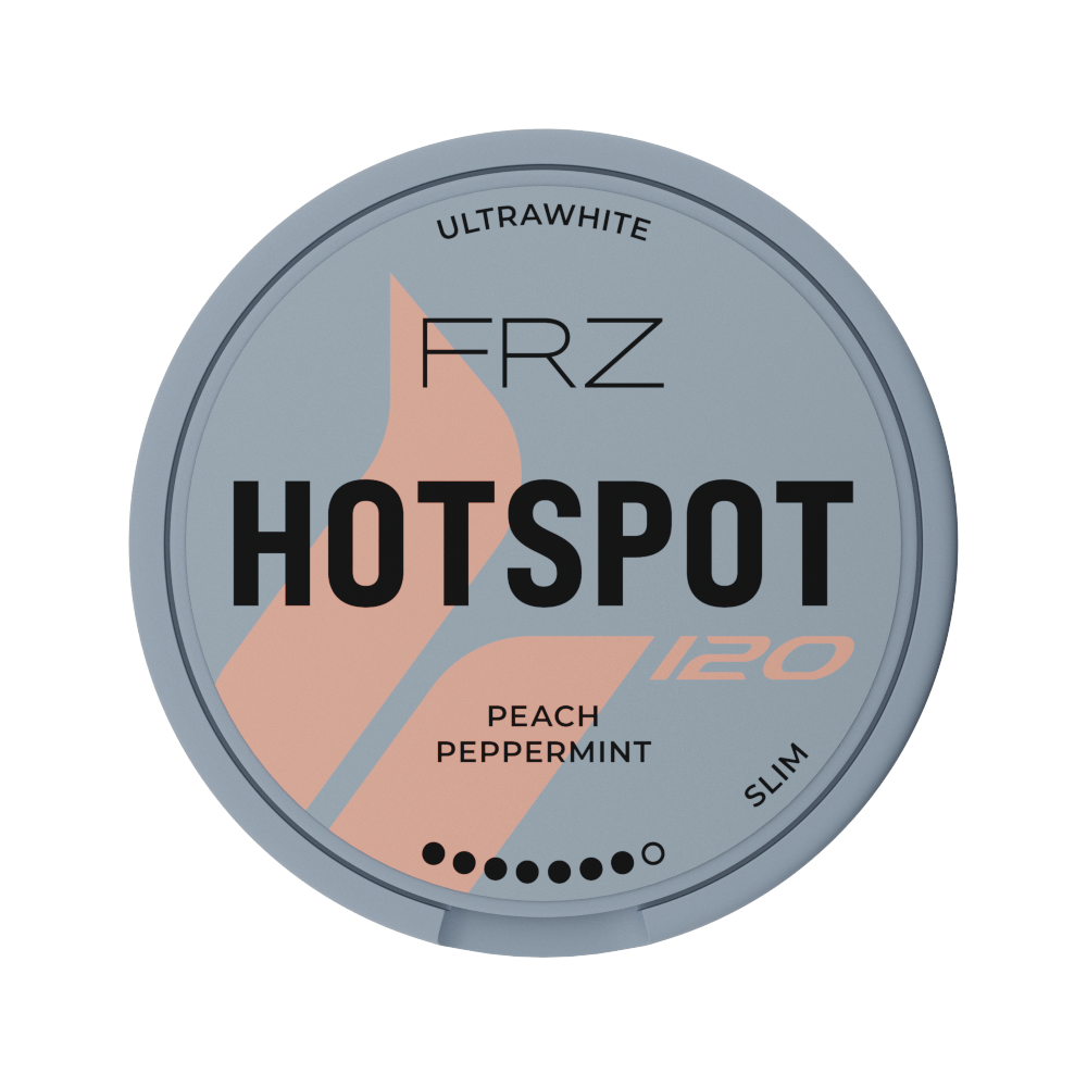 СНЮС HOTSPOT PEACH PEPPERMINT (120МГ) - ПЕРСИК ПЕРЕЧНАЯ МЯТА