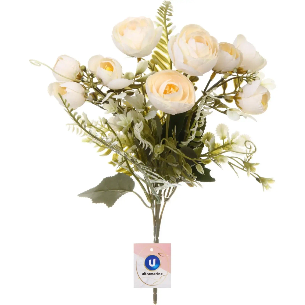 Искусственные цветы «Летнее вдохновение» Пионы 28см цвет белый