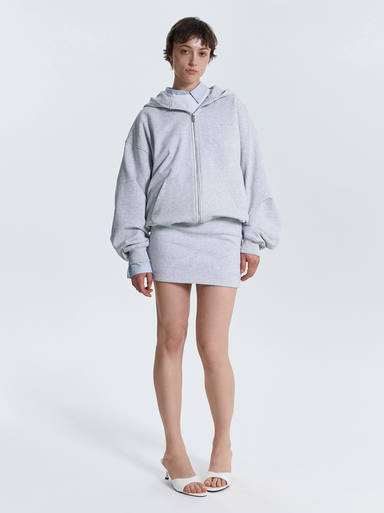 Зип худи из футера