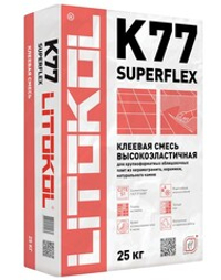 Клей SUPERFLEX K77 25 кг серый