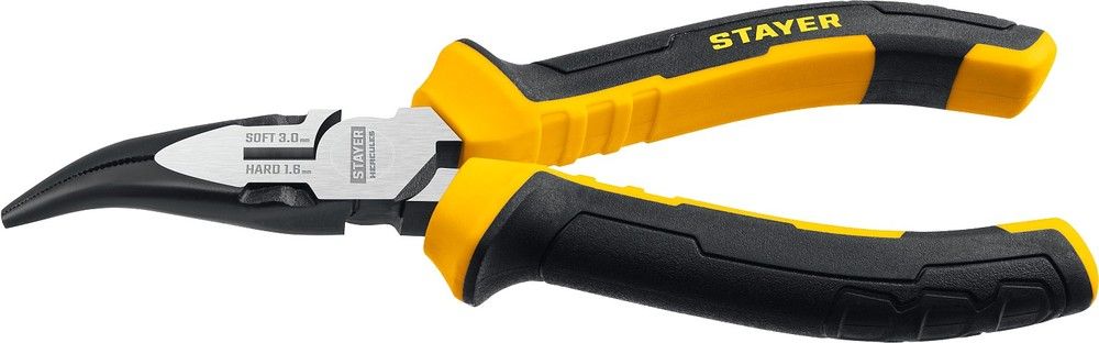 Тонкогубцы изогнутые 160мм STAYER Hercules Тонкогубцы изогнутые 160мм STAYER Hercules