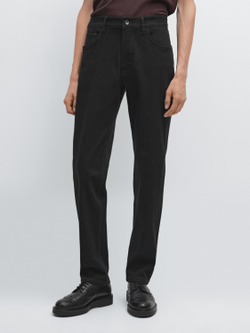 Massimo Dutti Зауженные джинсы, черный
