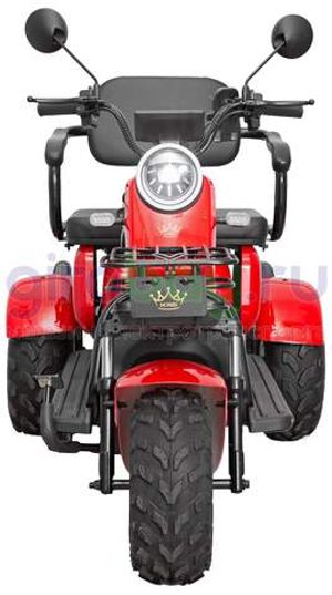 Электротрицикл IKINGI T3 Pro MAX 1000W (60V/30Ah) - Красный фото №14