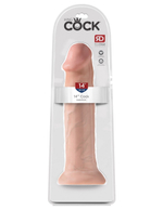 Телесный фаллоимитатор-гигант на присоске 14 Cock - 36 см. (Цвет: телесный)