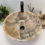 Раковина из оникса Bowl Grey TinLip BO-62967 45*45*17 42