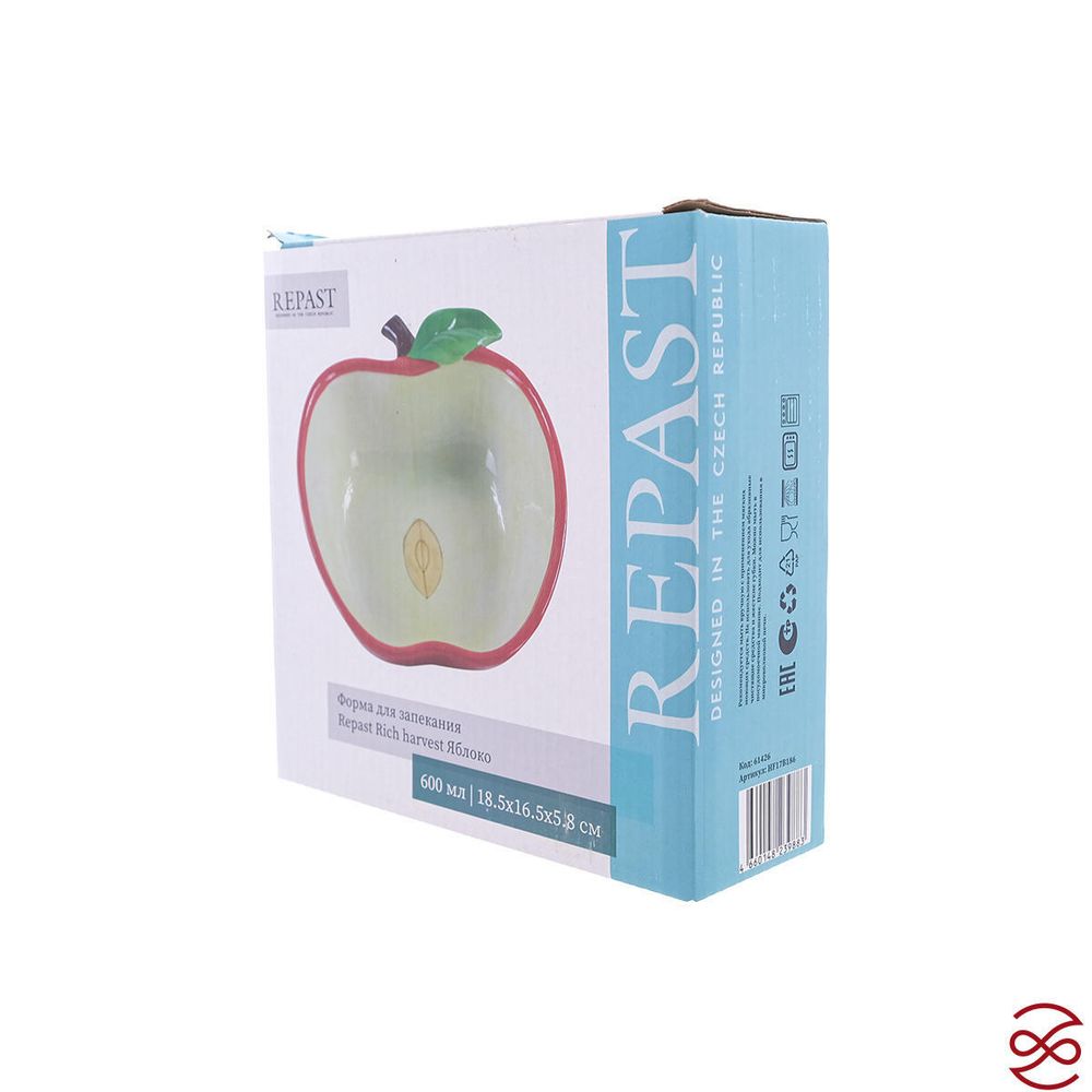 Форма для запекания Repast Rich harvest Яблоко 600 мл 18.5*16.5*5.8 см
