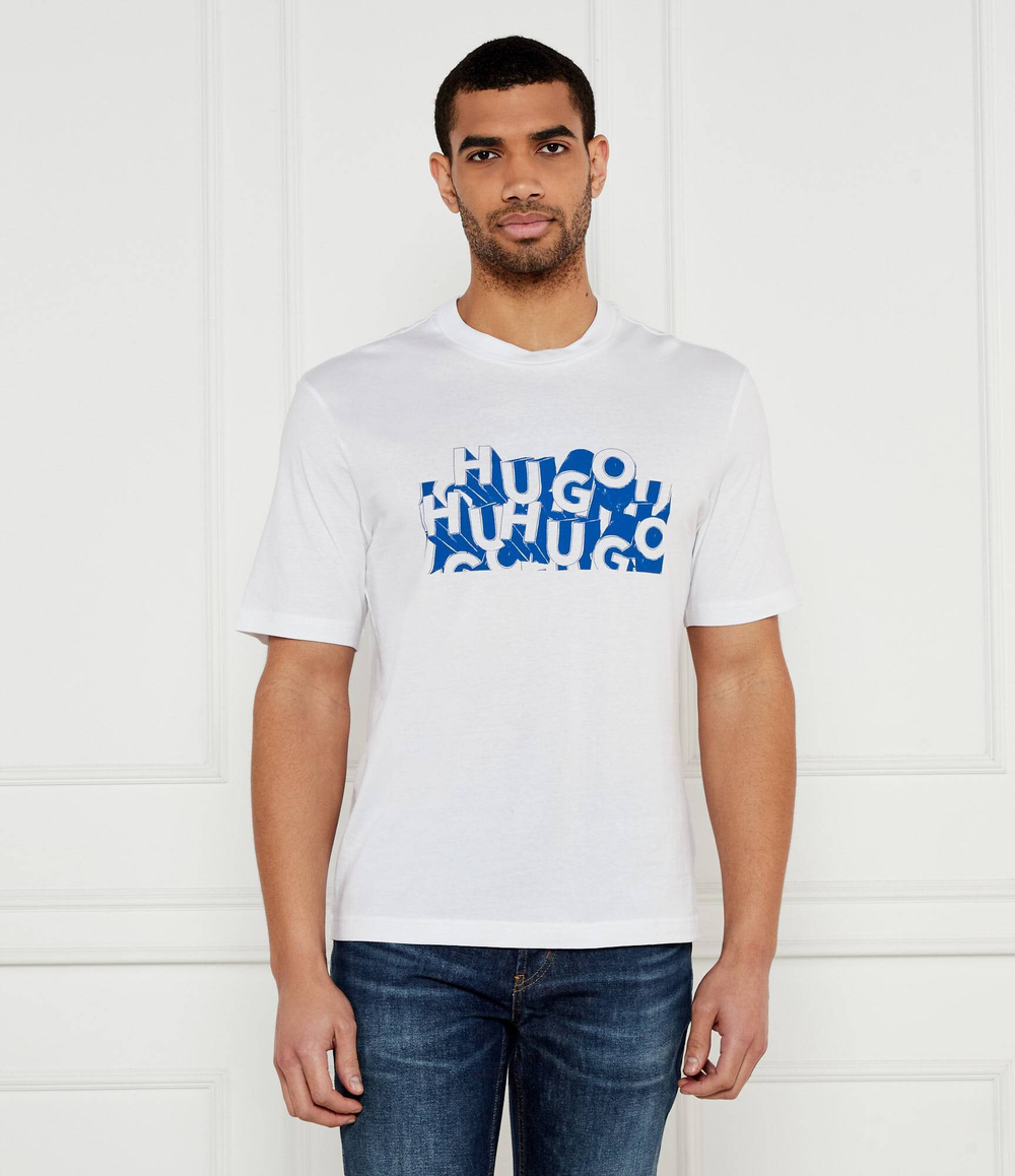 Футболка Nafralo Hugo Blue - белый(50533528)