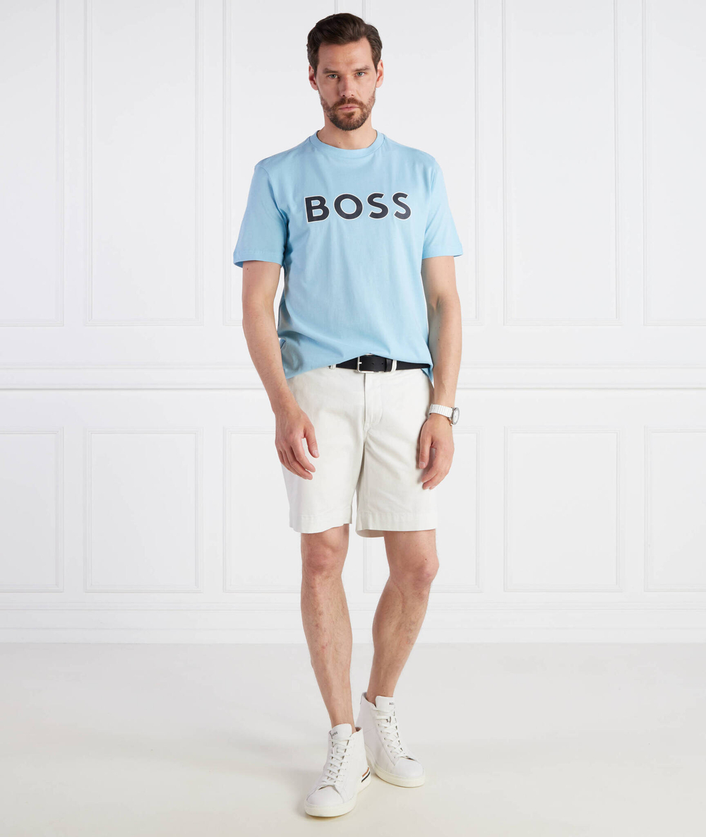 Футболка Tee 1 BOSS GREEN - голубой(50488793)