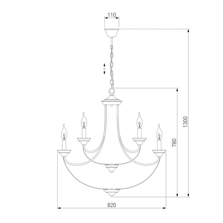 Подвесная люстра Eurosvet Lazzaro 60098/9 хром