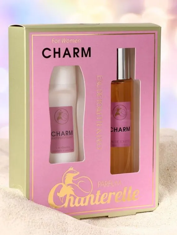 Подарочный набор для женщин Charm: Туалетная вода +дезодорант -антиперспирант