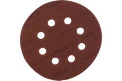 Круг шлифовальный СТАНДАРТ (5 шт; 125 мм; 8 отв; Р180) Зубр 35350-125-180