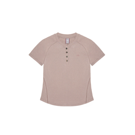 Футболка Blue Monte Henry's Short-Sleeved T-Shirt "Yunzhi Brown" Women's