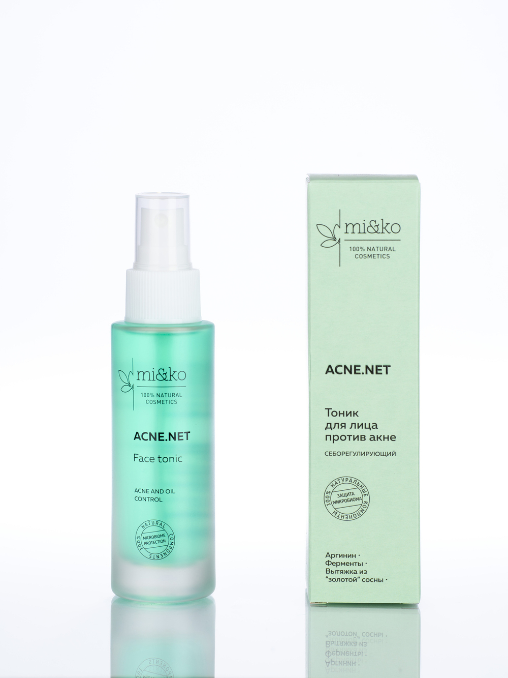 Тоник для лица Mi&ko себорегулирующий против акне Acne.net (50мл)