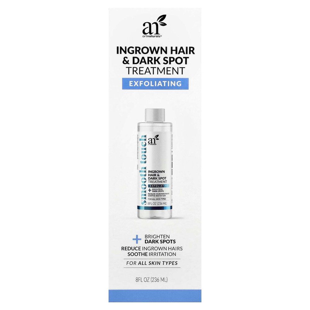 artnaturals, Средство для лечения вросших волос и темных пятен, для всех типов кожи, 236 мл (8 жидк. Унций)