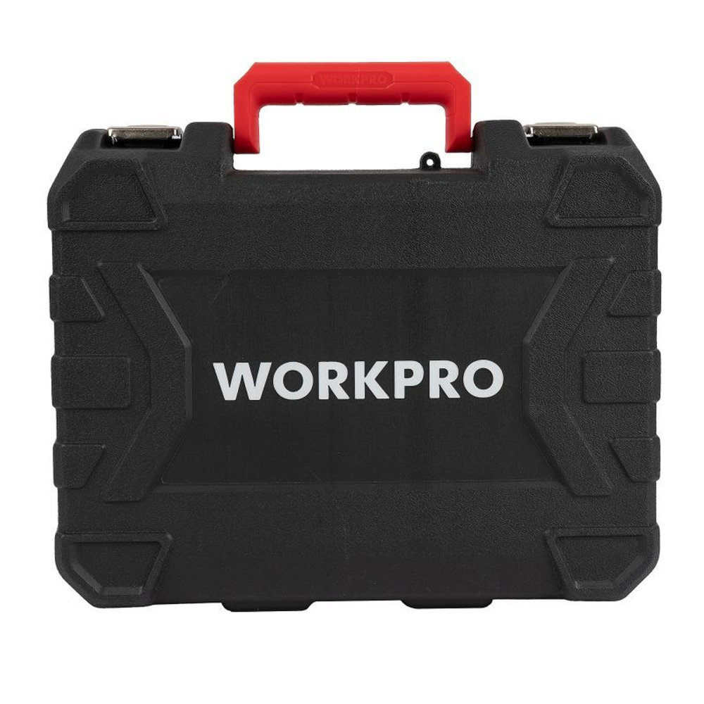 Шуруповерт бесщеточный ударный Workpro 20В 2х2 Ач