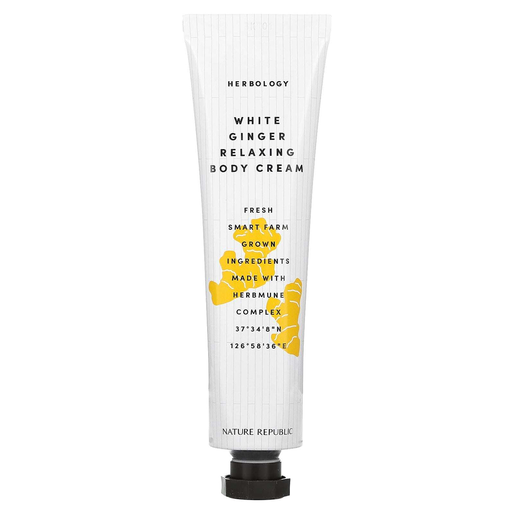 Nature Republic, Herbology, расслабляющий крем для тела с белым имбирем, 70 мл (2,36 жидк. унц.)