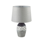 8118/1T COMFI LN26 489 серый, керамика/текстиль Настольная лампа E27 1*60W 220V AVALONA