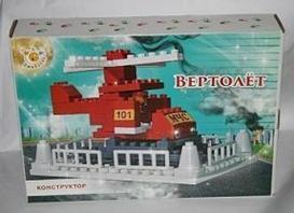 Конструктор "Вертолет" 56эл. (Фламинго)