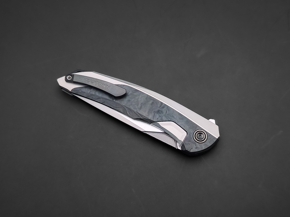 Складной нож DUKE [Tmax Beadblast Black Carbon]