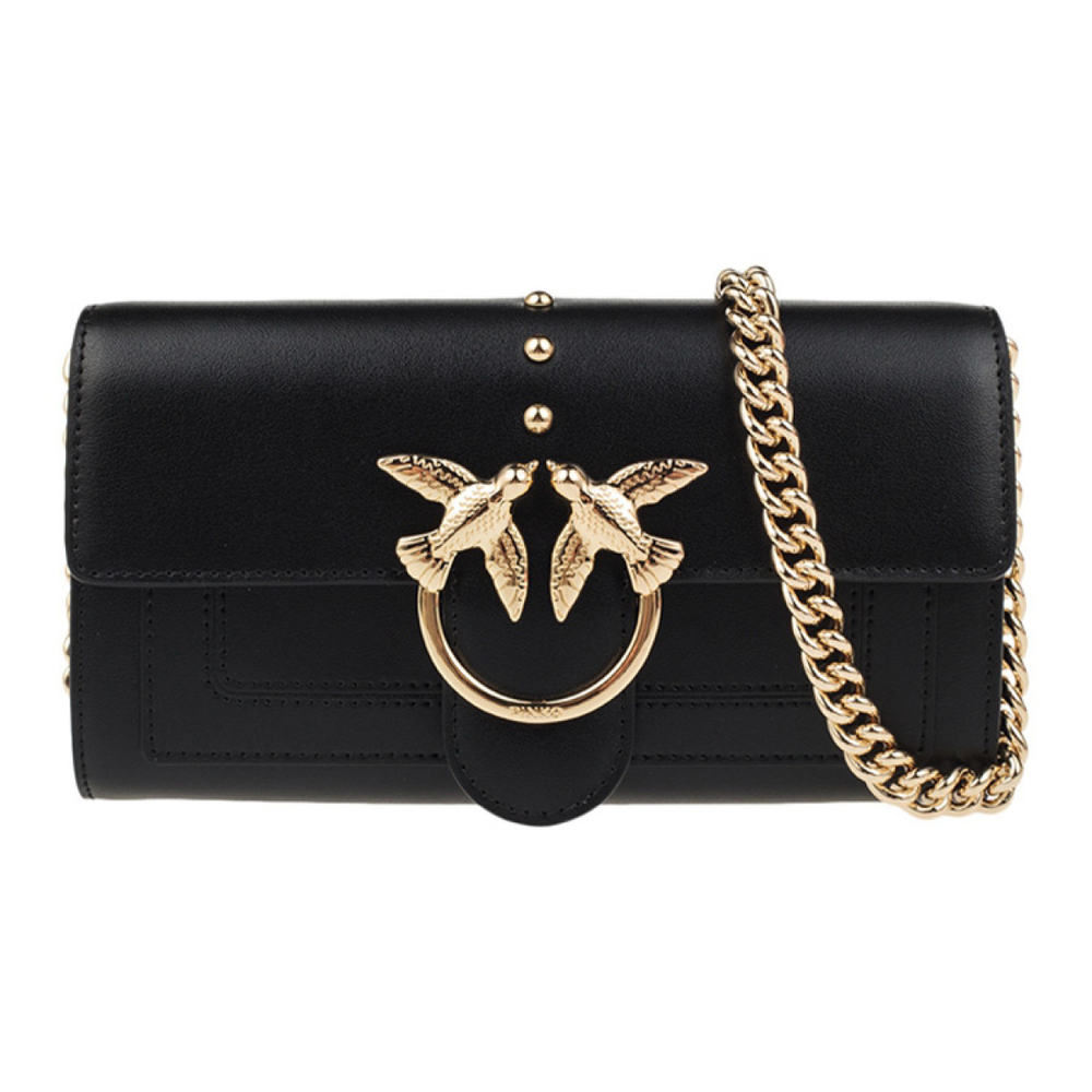 Сумка Pinko Clutch Bag Portable Messenger Shoulder Bag Regular Black Gold, 1P21KV-Y5FF-Z99
