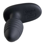 Интерактивная анальная вибропробка 3,3см Kiiroo OhMiBod Lumen Silicone Rechargeable App Enabled Butt Plug