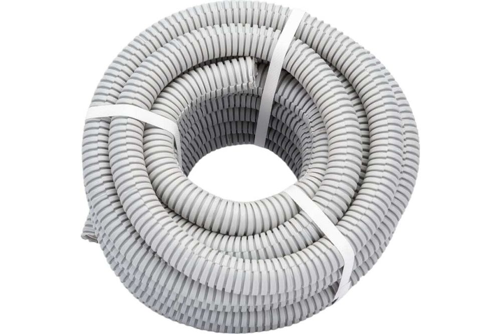 Гофра с протяжкой 16 мм (20м) серая