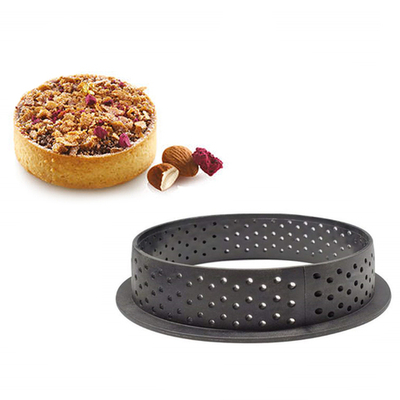 Кольцо для выпечки перфорированное термопластик d 100 мм, высота 20 мм