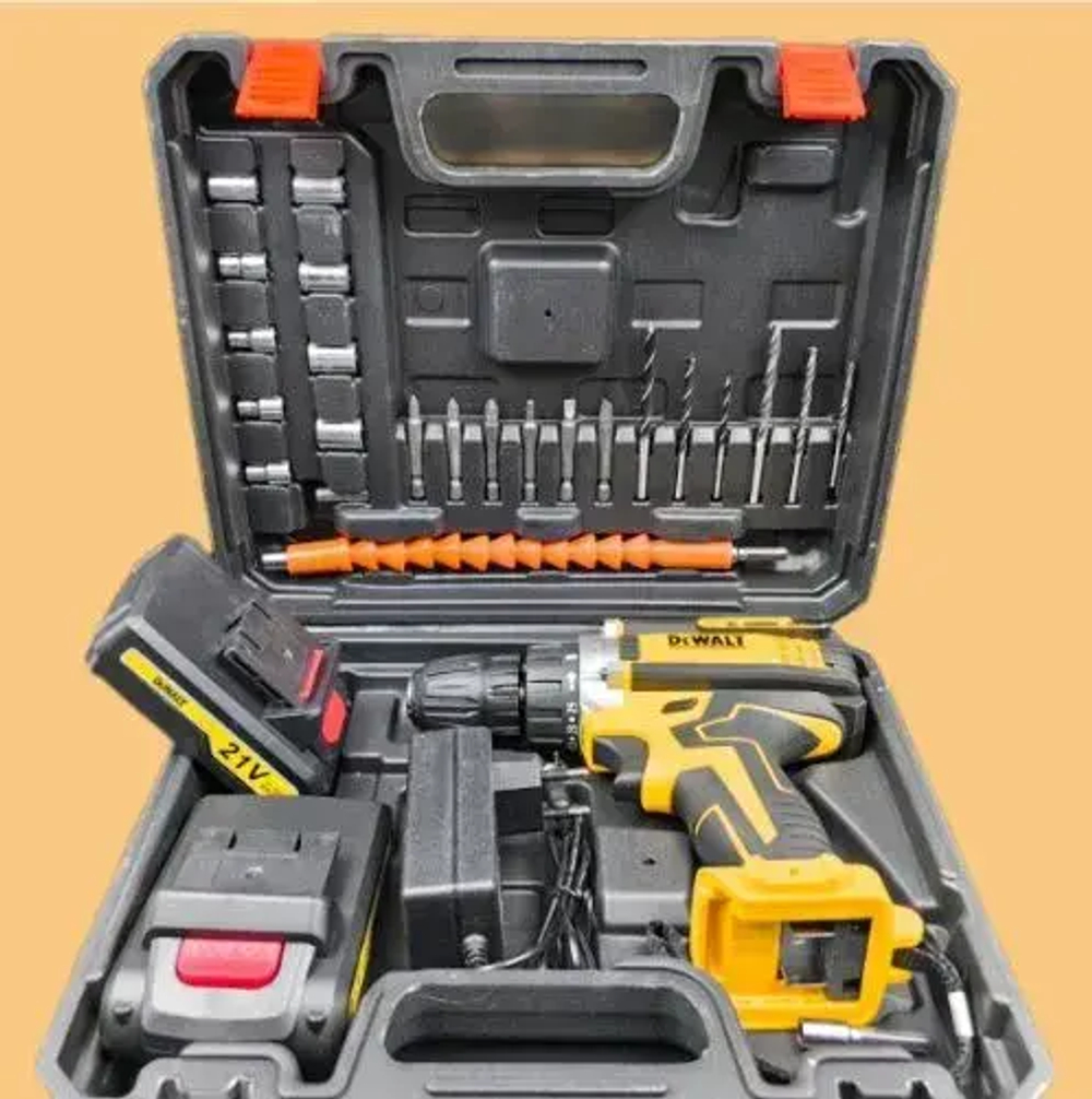 Шуруповерт, 2 АКБ