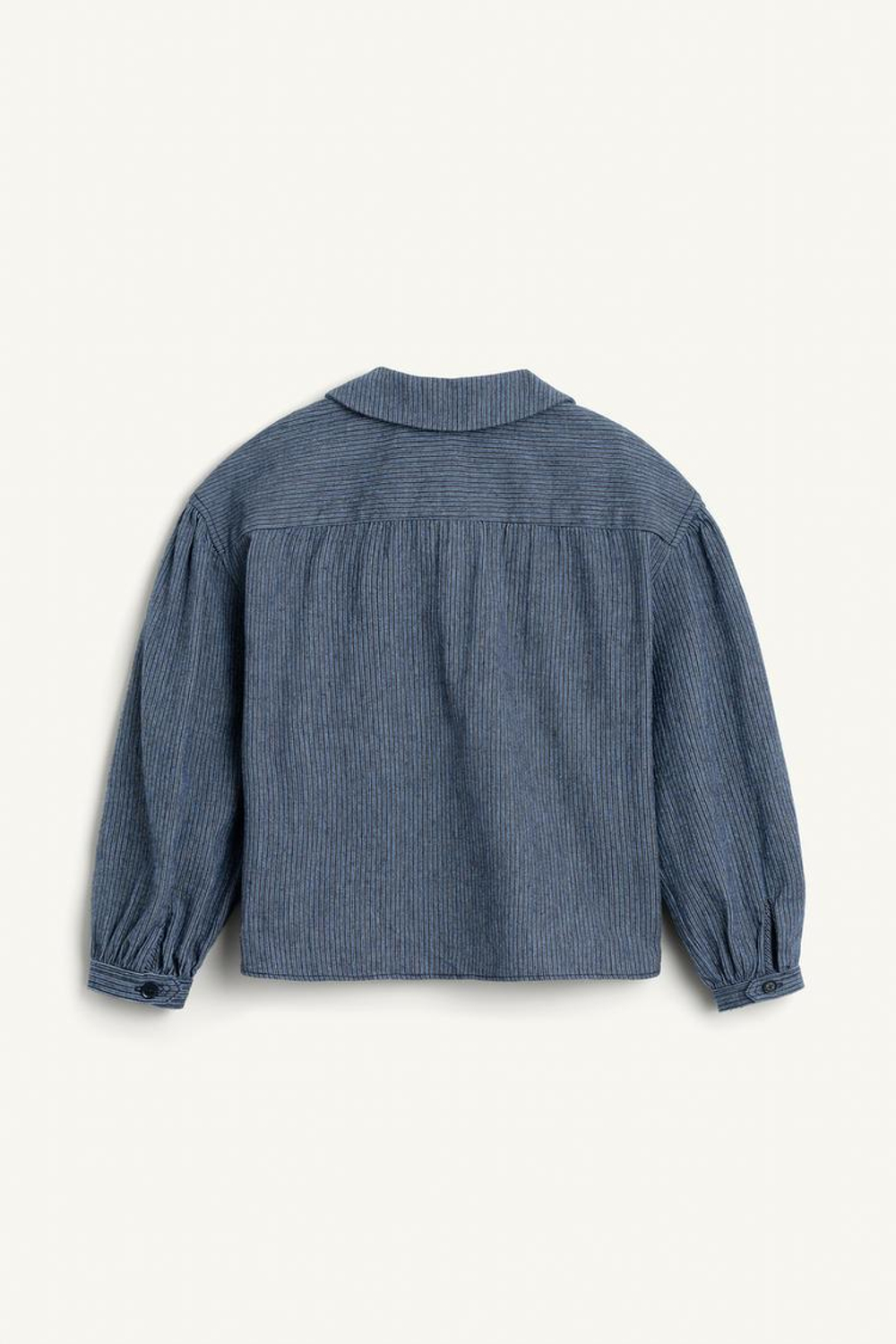 ZARA РУБАШКА С ВОРОТНИКОМ-ЛОДОЧКА, ТЕМНО-СИНИЙ