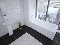 Акриловая ванна Aquatek (Акватек) Ника 160х75, с каркасом