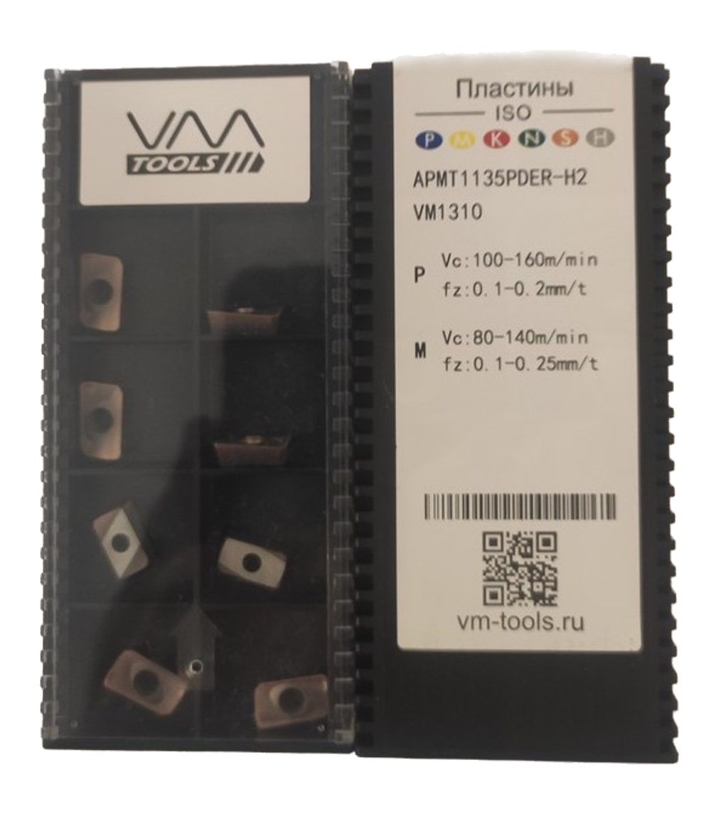 APMT1135PDER-H2 VM1310 пластина для фрез