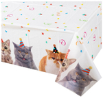Скатерть полиэтиленовая «Котики» фотографичные, 130×180 см