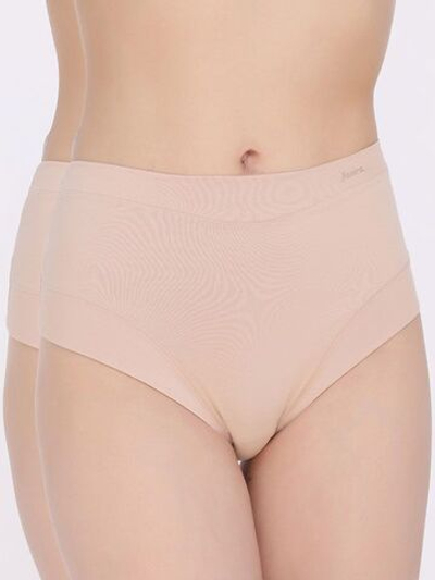 Набор из 2 трусиков-слип с завышенной талией Esencial (Размер: XL) (Цвет: кофейный)