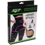 Бриджи для похудения «Sport style», размер M, Черный/розовый