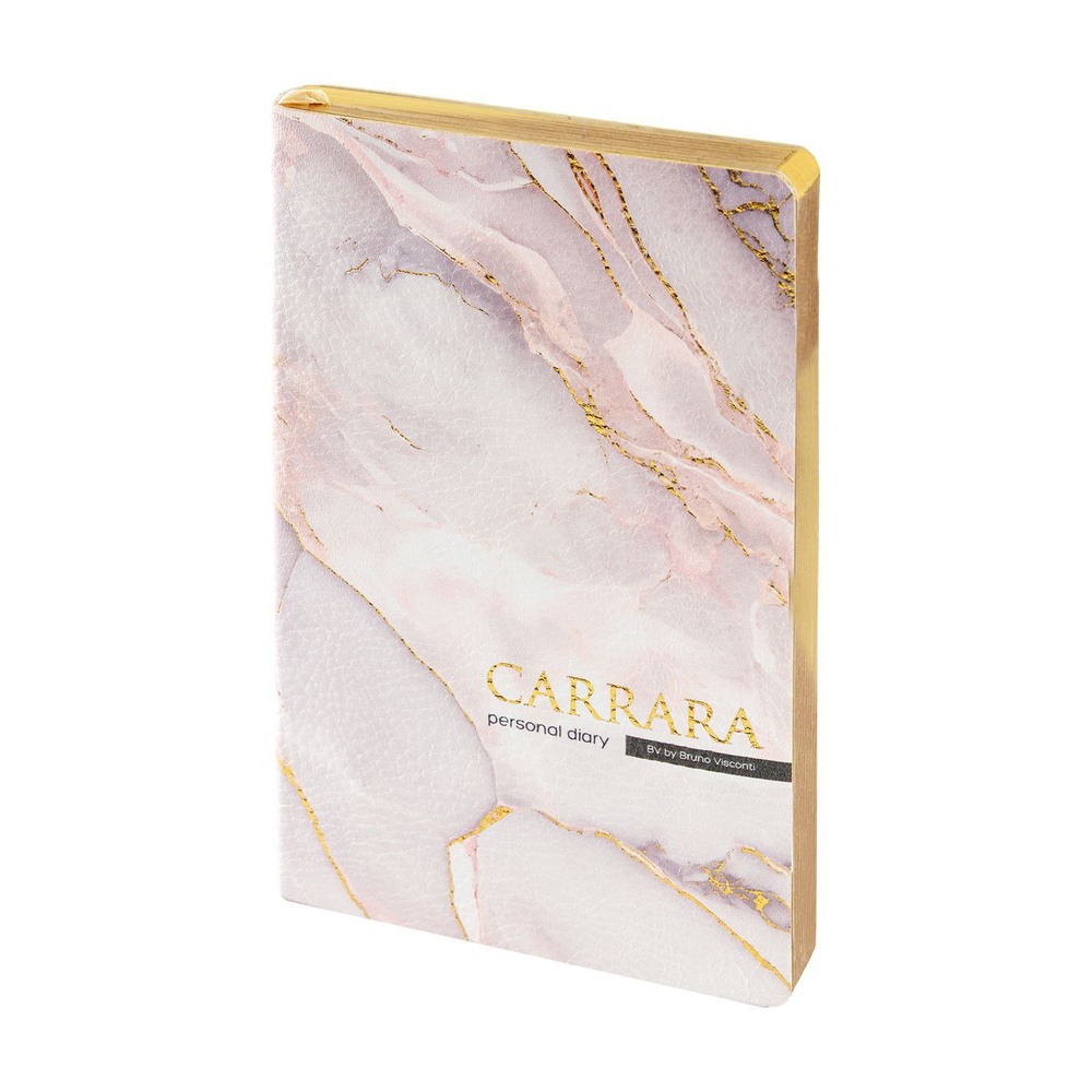 Ежедневник недат. А5 128л., мягк.обл., иск.кожа "Carrara" ляссе