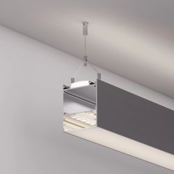 Профиль LINE-6070-2000 ANOD BLACK (Arlight, Алюминий) 046402