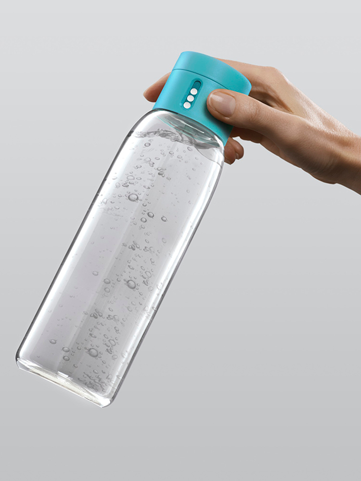 Бутылка для воды Dot 600 мл голубая, Joseph Joseph