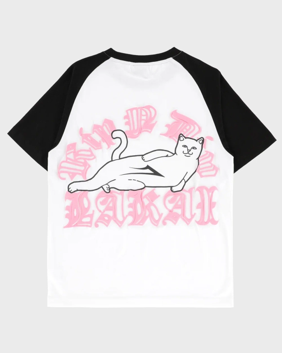 Футболка RIPNDIP X LAKAI Raglan Tee White / Black